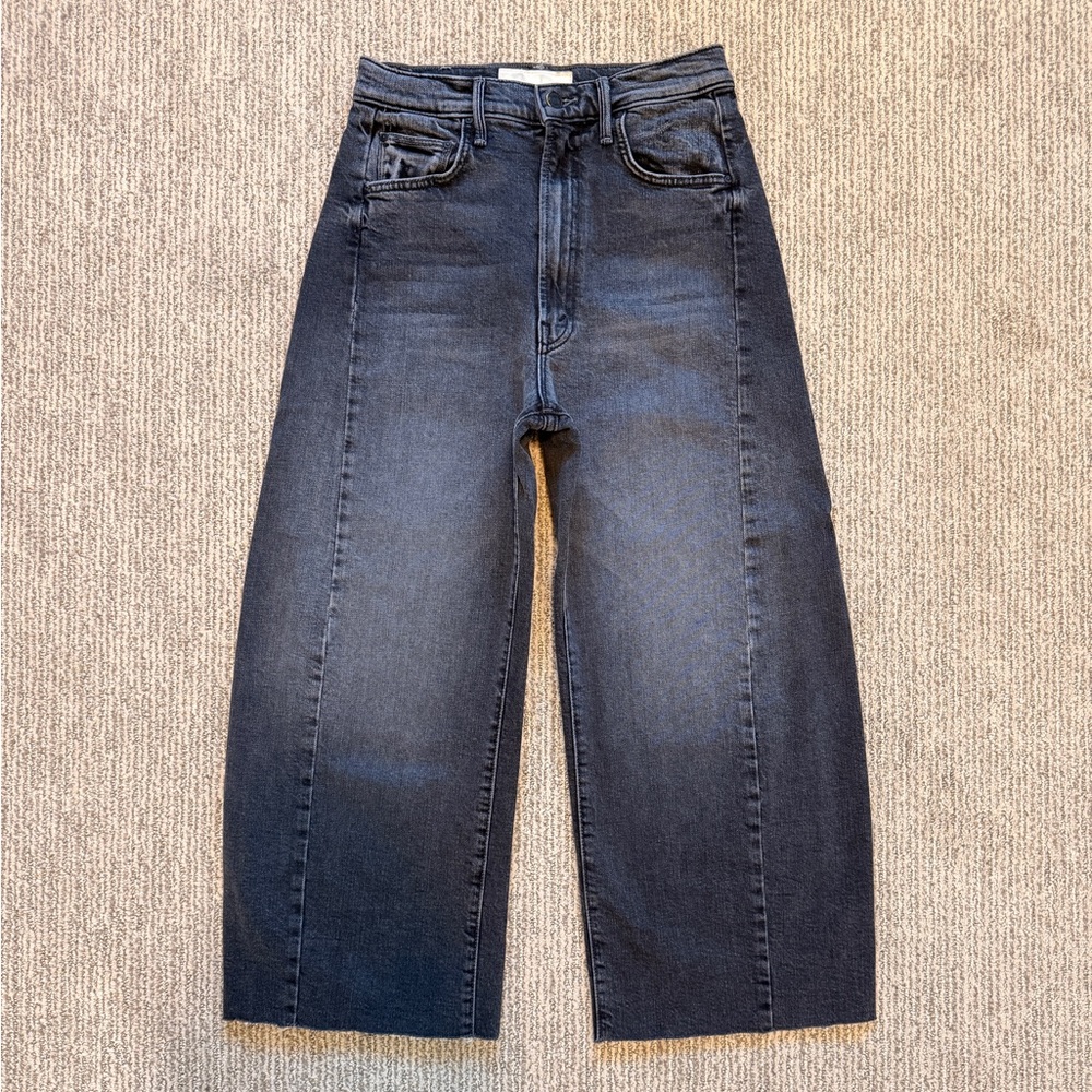 Mother The Half Pipe Flood High Rise Jeans in Outta Sight size 25